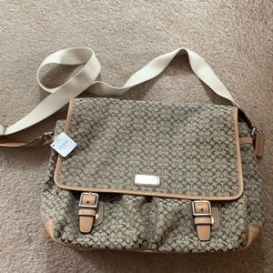Coach messenger bag.